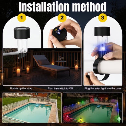 Solar Poollichter – stimmungsvolle Beleuchtung für Garten & Terrasse Zorenza