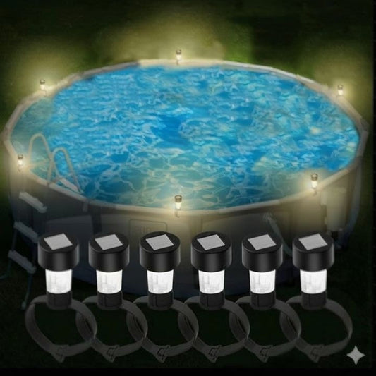 Solar Poollichter – stimmungsvolle Beleuchtung für Garten & Terrasse Zorenza