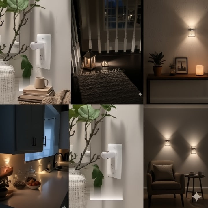 Steckdosen-Nachtlicht | Sanftes warmweißes LED-Licht Zorenza