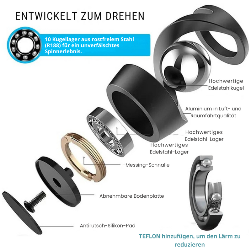 Kinetisches Schreibtischspiel mit schwebender Gravitation Mivoza Deutschland